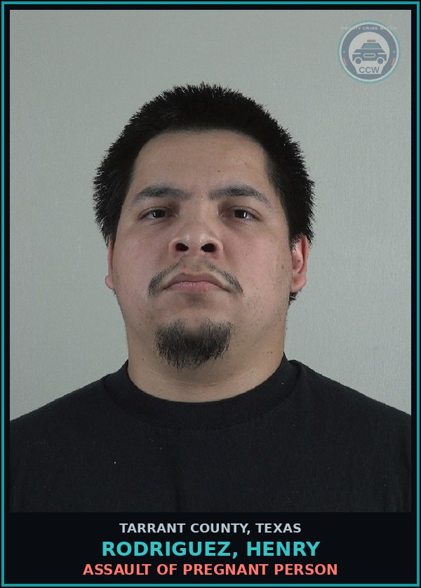 Booking mugshot of Rodriguez, Henry in Tarrant County