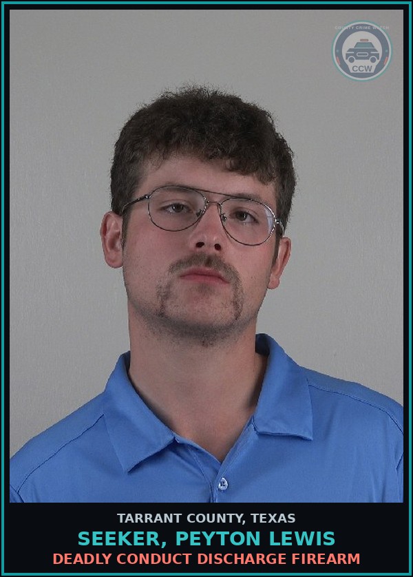 Booking mugshot of Seeker, Peyton Lewis in Tarrant County
