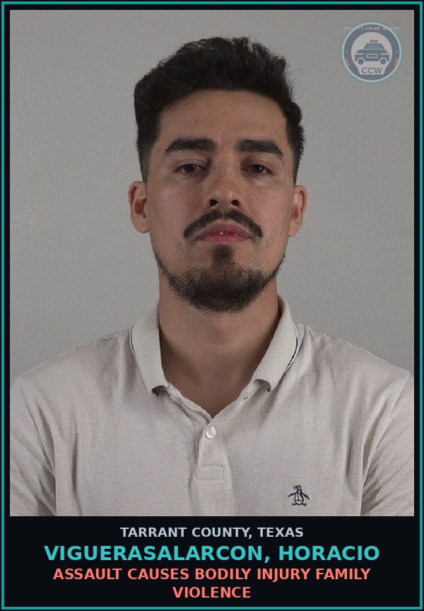 Booking mugshot of Viguerasalarcon, Horacio in Tarrant County