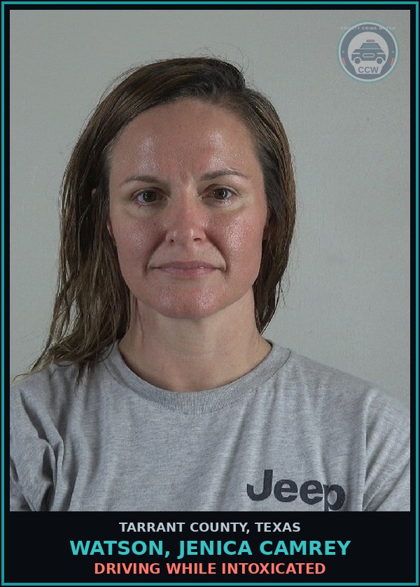 Booking mugshot of Watson, Jenica Camrey in Tarrant County