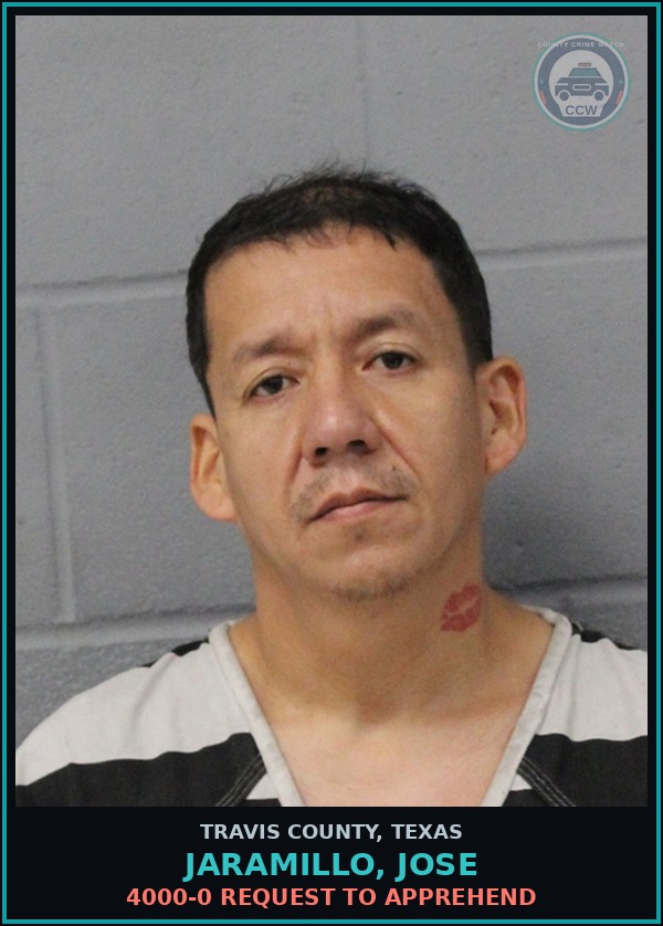 Booking mugshot of Jaramillo, Jose in Travis County