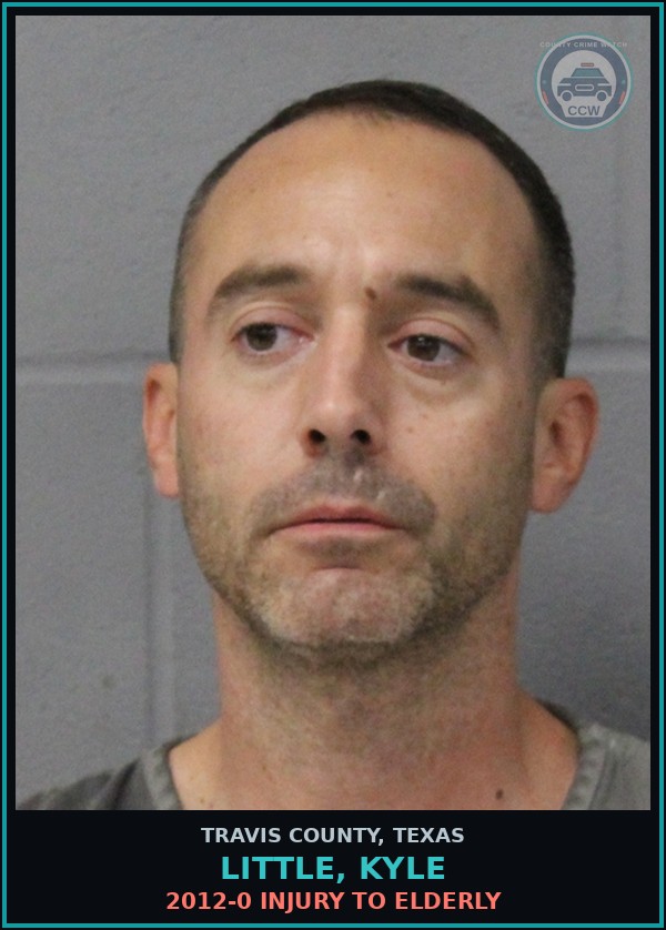 Booking mugshot of Little, Kyle in Travis County