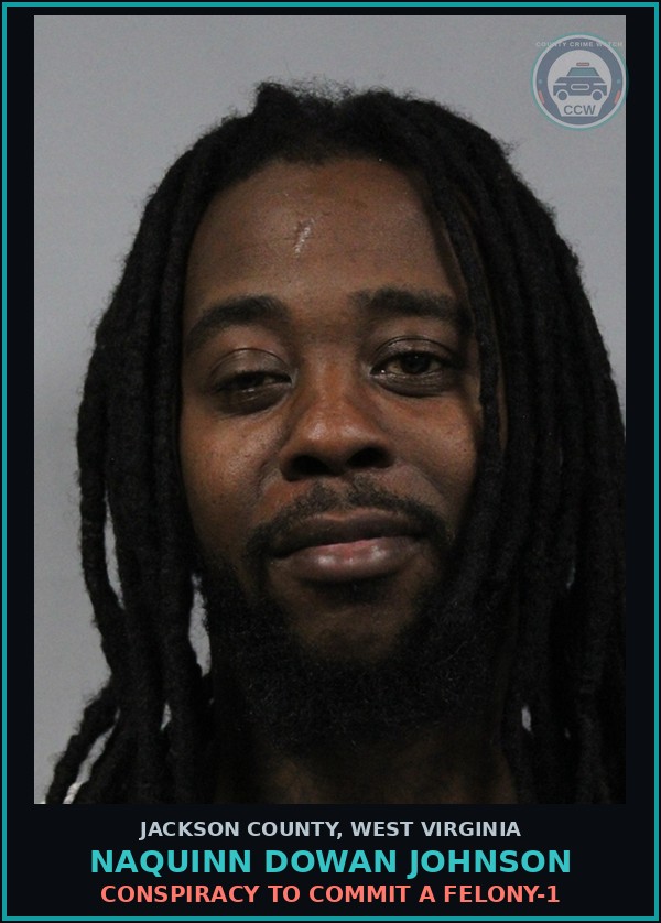 Booking mugshot of Naquinn Dowan Johnson in Jackson County