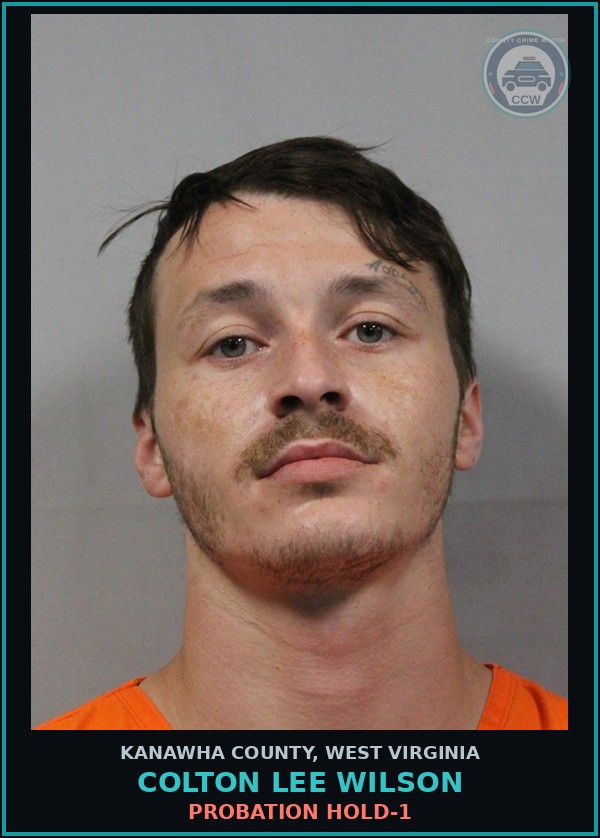 Booking mugshot of COLTON LEE WILSON in Kanawha County