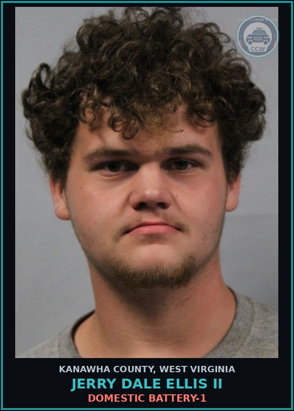 Booking mugshot of Jerry Dale ELLIS II in Kanawha County