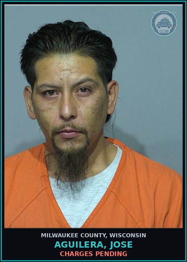 Booking mugshot of Aguilera, Jose in Milwaukee County