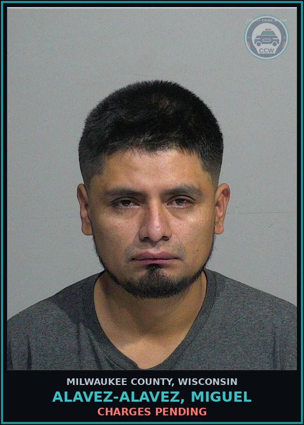 Booking mugshot of Alavez-Alavez, Miguel in Milwaukee County