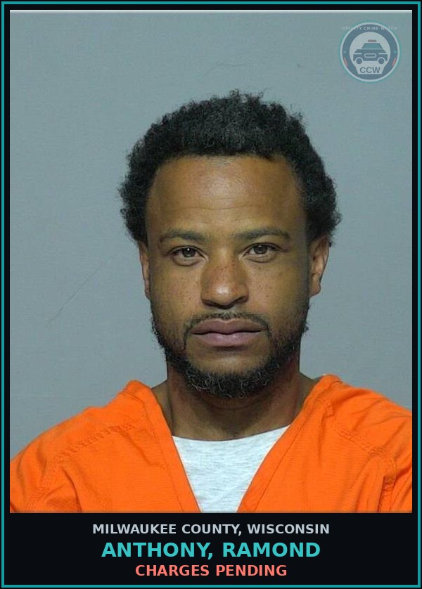 Booking mugshot of Anthony, Ramond in Milwaukee County