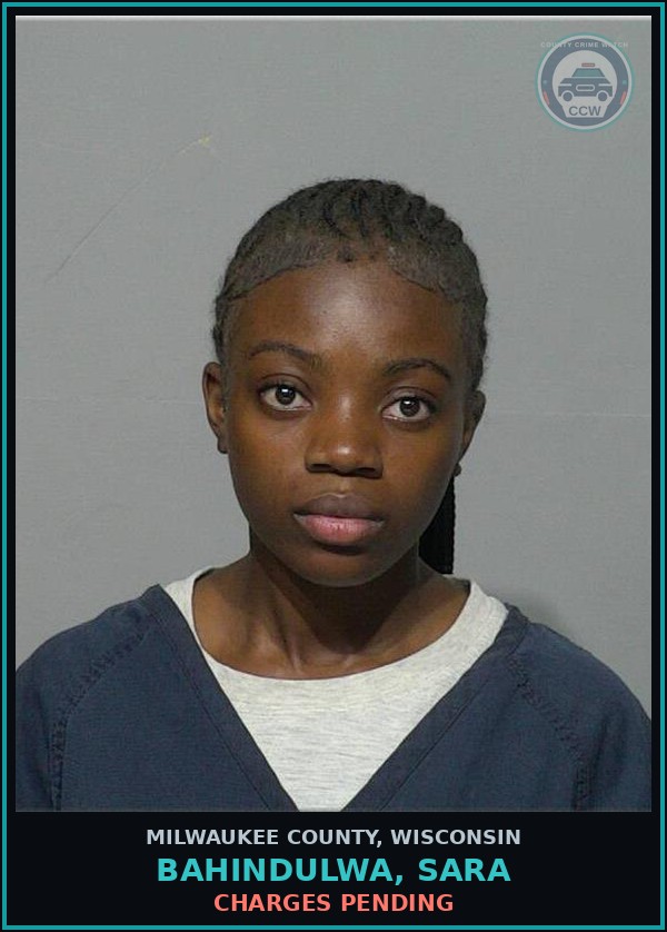 Booking mugshot of Bahindulwa, Sara in Milwaukee County