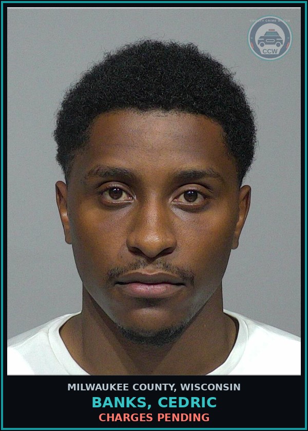 Booking mugshot of Banks, Cedric in Milwaukee County