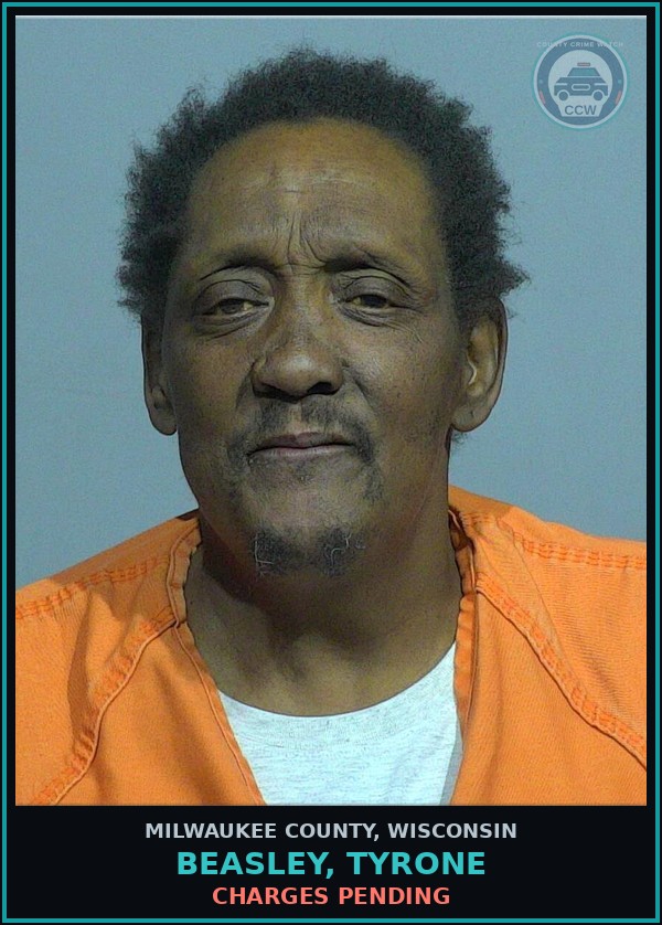 Booking mugshot of Beasley, Tyrone in Milwaukee County