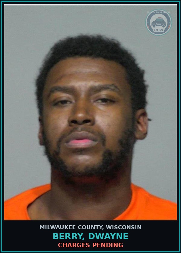 Booking mugshot of Berry, Dwayne in Milwaukee County