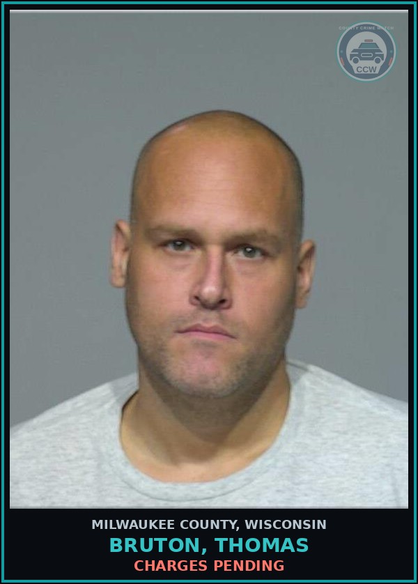 Booking mugshot of Bruton, Thomas in Milwaukee County