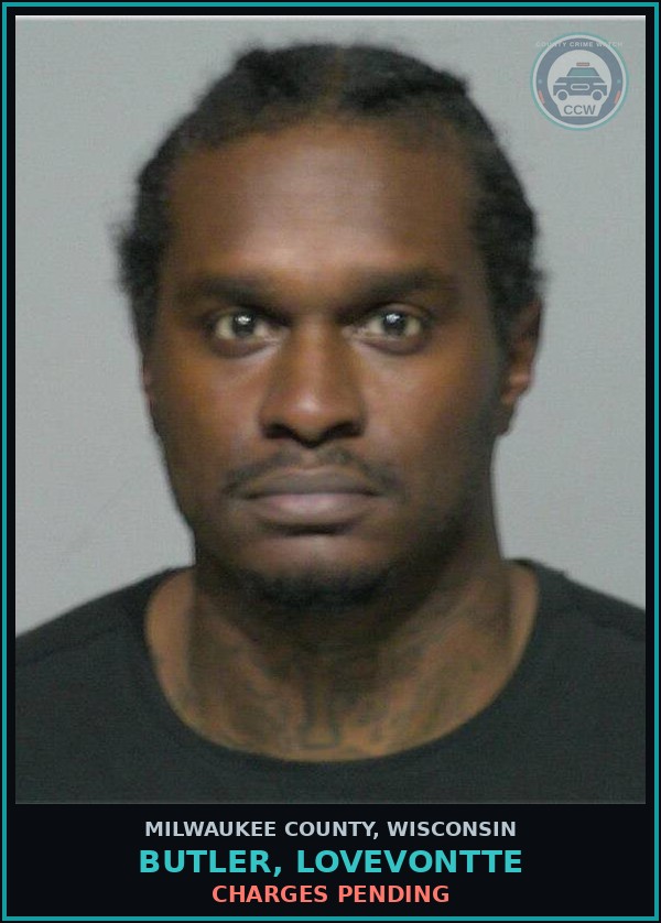 Booking mugshot of Butler, Lovevontte in Milwaukee County