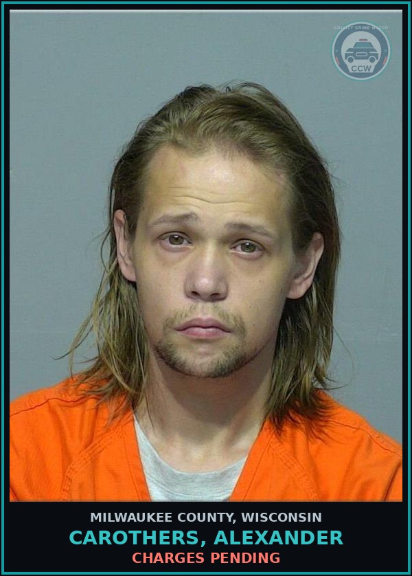 Booking mugshot of Carothers, Alexander in Milwaukee County