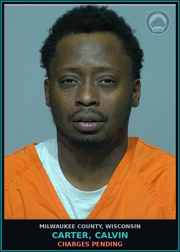 Booking mugshot of Carter, Calvin in Milwaukee County