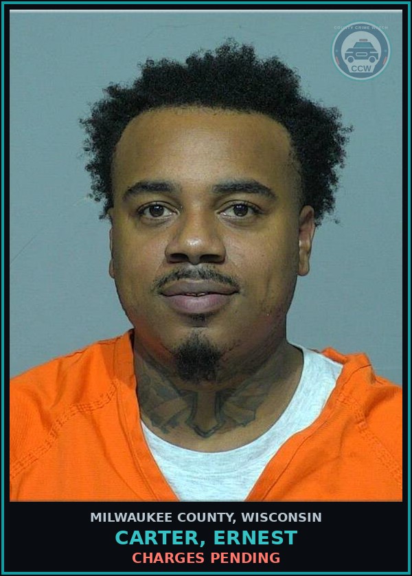 Booking mugshot of Carter, Ernest in Milwaukee County