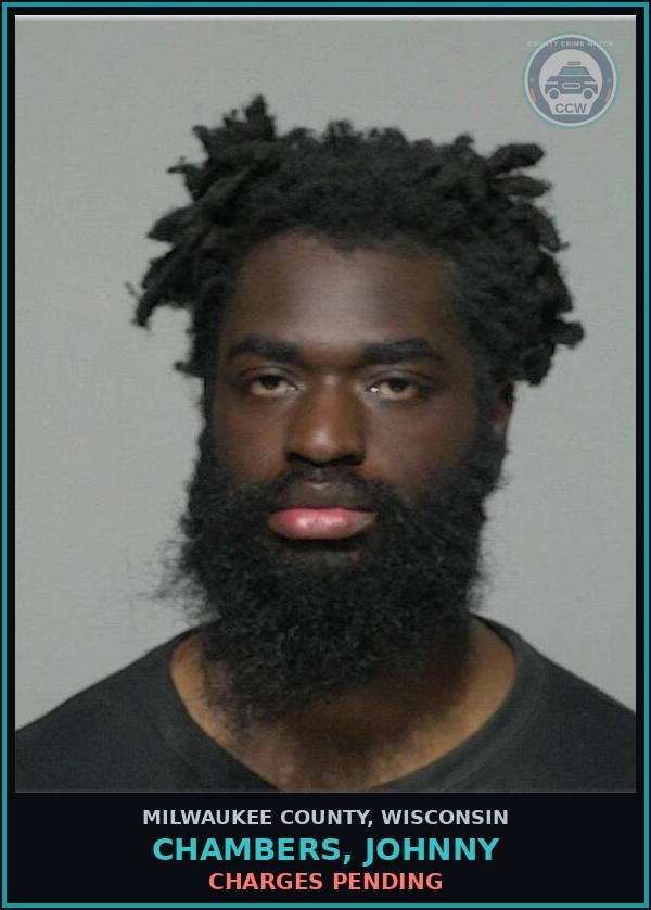 Booking mugshot of Chambers, Johnny in Milwaukee County