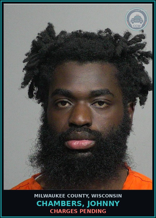 Booking mugshot of Chambers, Johnny in Milwaukee County
