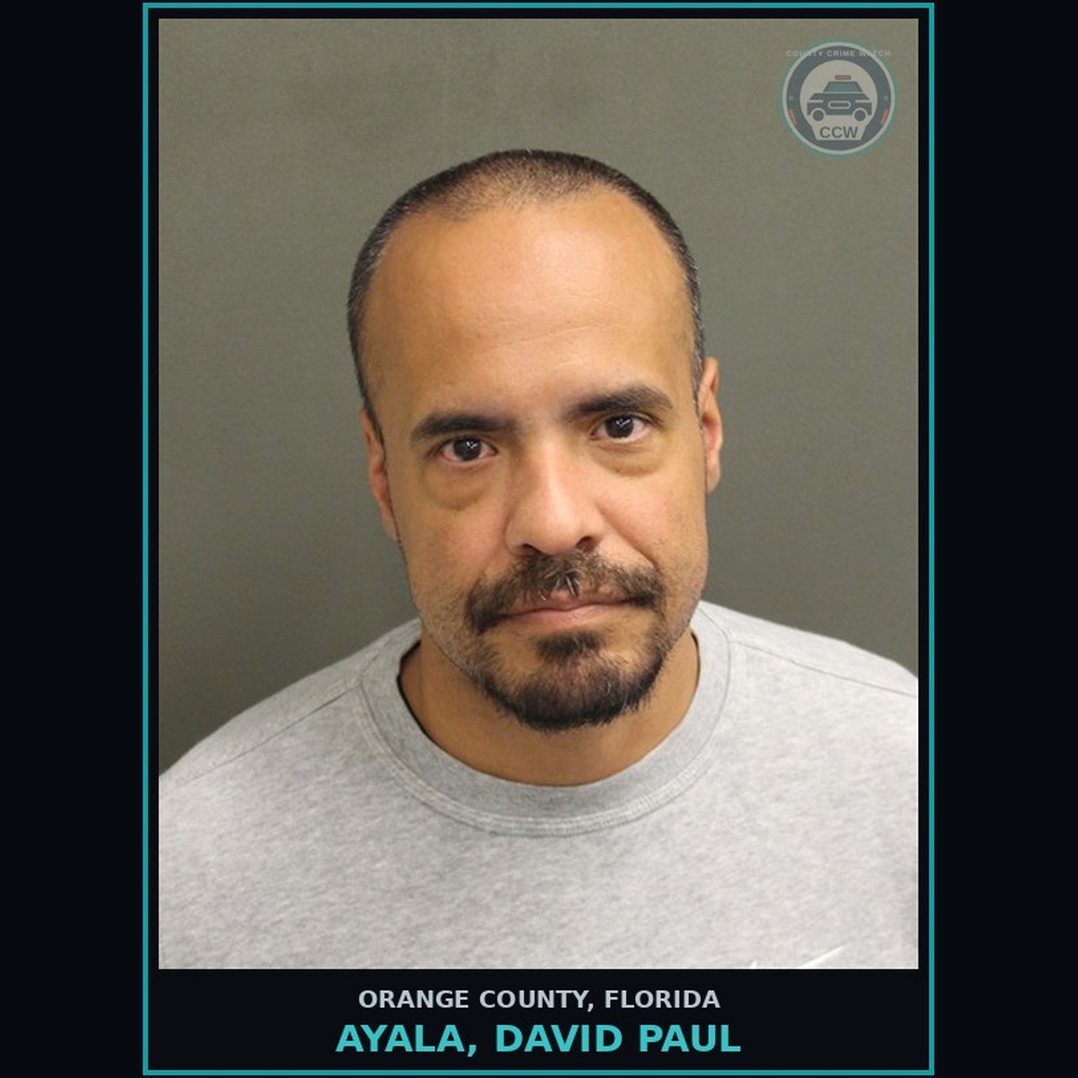 AYALA, DAVID PAUL | Orange County, FL Arrest Mugshot | County Crime Watch