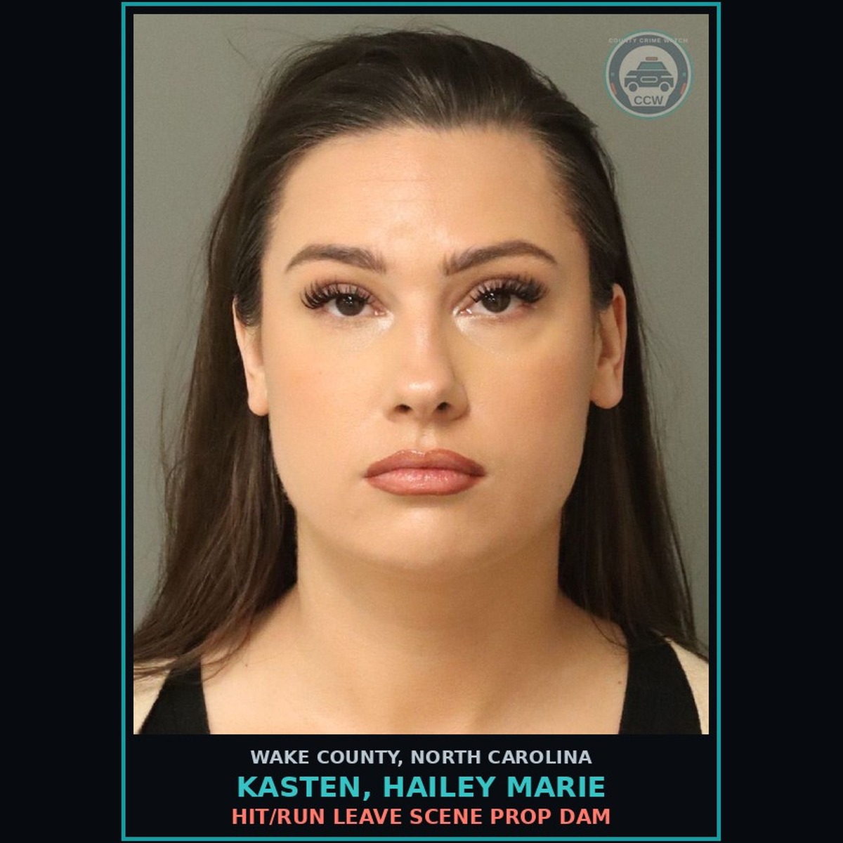 Kasten, Hailey Marie | Wake County, NC Arrest Mugshot | County Crime Watch