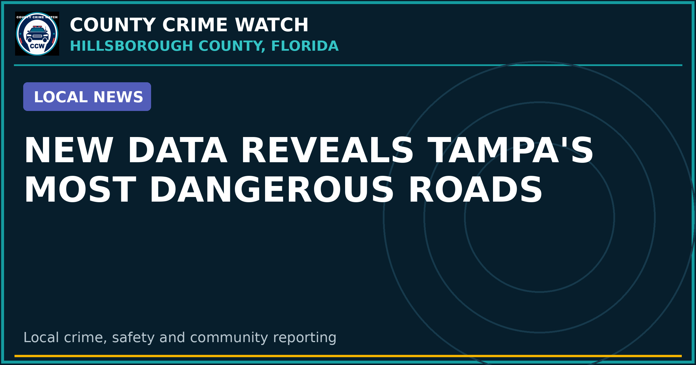 New data reveals Tampa's most dangerous roads