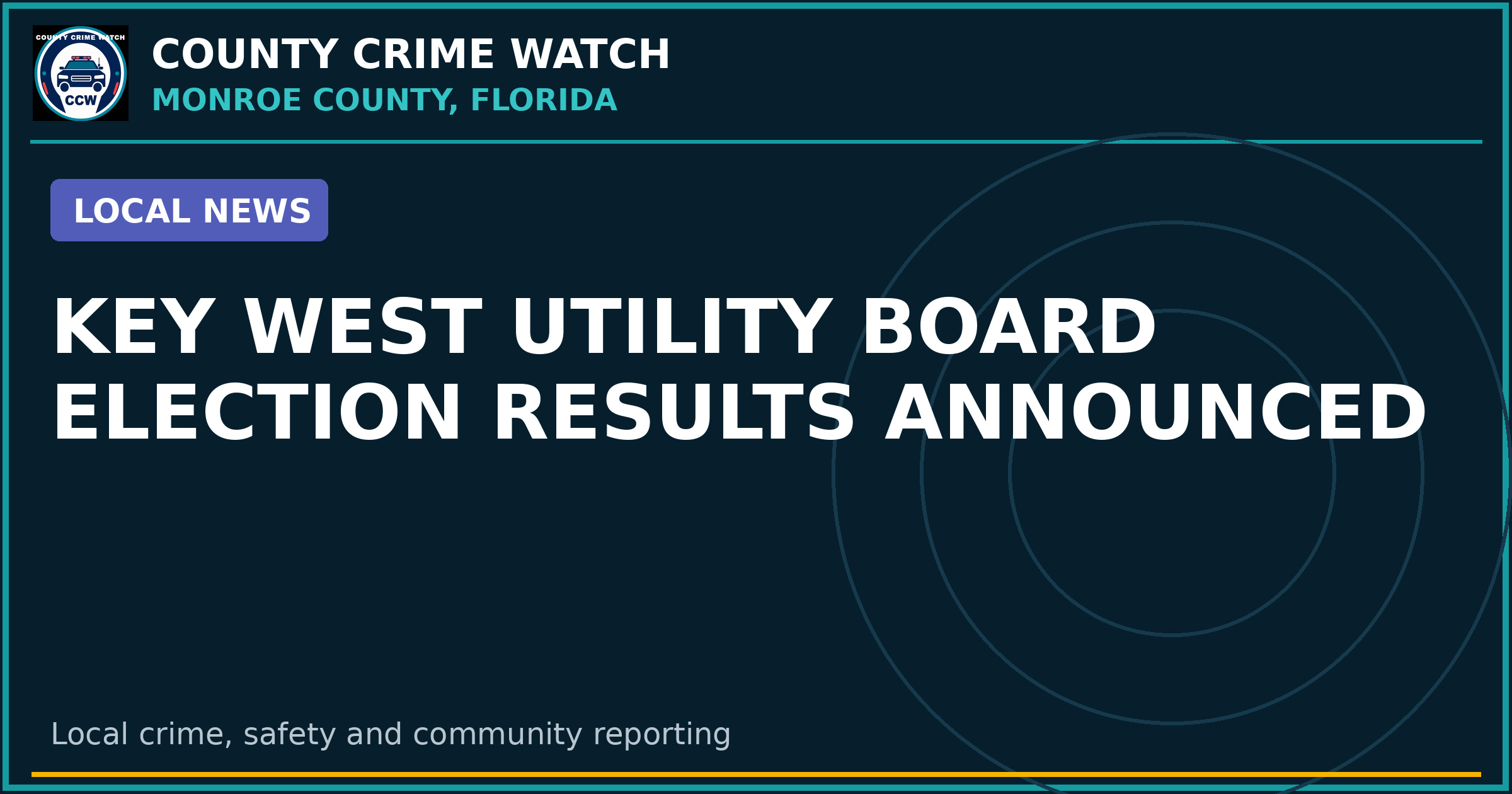 Key West Utility Board Election Results Announced