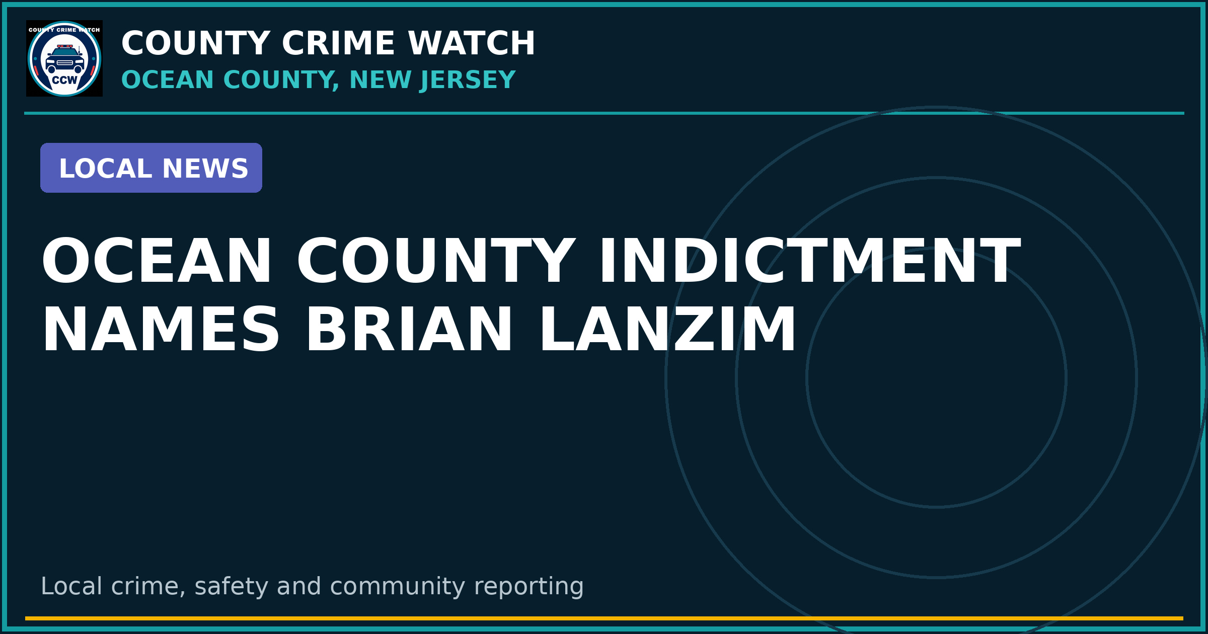 Ocean County indictment names Brian Lanzim